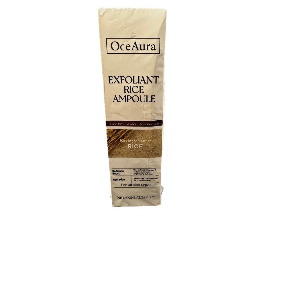 NWT OceAura Exfoliant Rice Ampoule 3.38oz